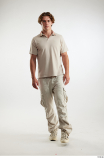 Lyle  1 beige cargo pants beige polo t shirt…